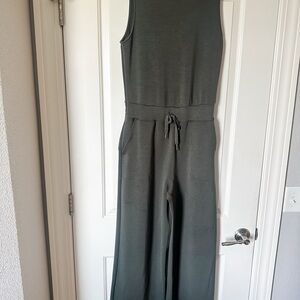 Spanx Sleeveless Olive Jumpsuit